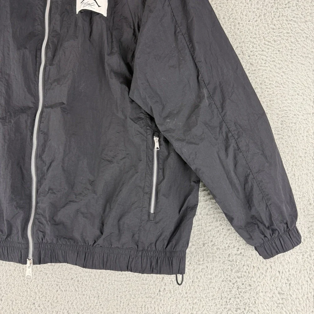 Jordan Flight Jacket Men's XXL Black Windbreaker Full Zip Mesh Lined DQ7336-010